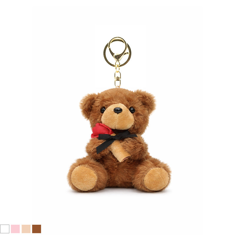 Teddy Bear Plush Keychain