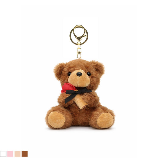 Teddy Bear Plush Keychain