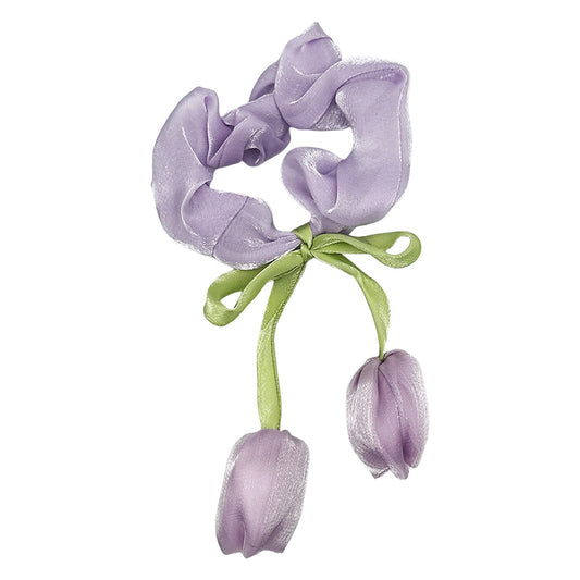 Tulip Detail Scrunchie